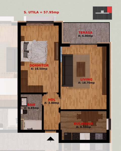 Pantelimon, Bucuresti, sector 2 apartament doua camere si garsoniere