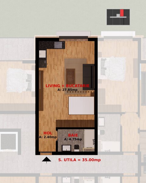 Pantelimon, Bucuresti, sector 2 apartament doua camere si garsoniere